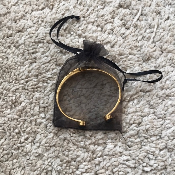 Kate Spade - Black and Gold Bangle Cuff Bracelet - Picture 5 of 5